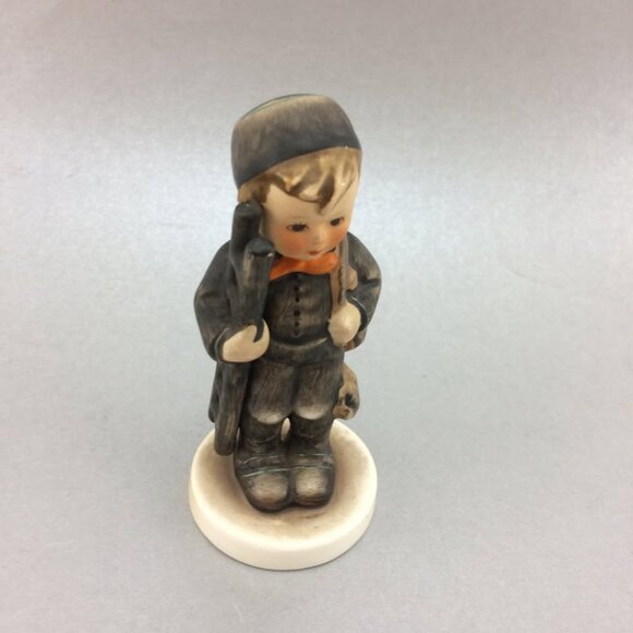 Vintage Hummel Porcelain Figurine Chimney Sweep Boy w Ladder TMK4 West Germany - Picture 2 of 10